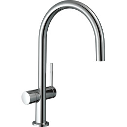 HG Talis M54 Jednouchwytowa bateria kuchenna 220, z zaworem umożliwiającym podłączenie zmywarki, Chrom