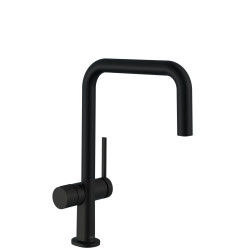 Hansgrohe Talis M54 Jednouchwytowa bateria kuchenna U 220, z zaworem umożliwiającym podłączenie zmywarki, Czarny Matowy