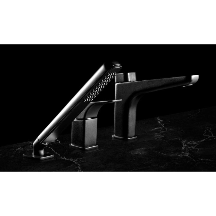 Bateria wannowa 3-OTWOROWA stała nero hiacynt BQH N13M – Deante