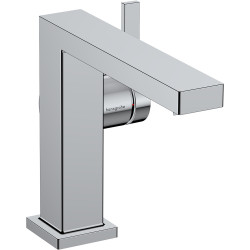 Hansgrohe Tecturis E Jednouchwytowa bateria umywalkowa 110 Fine CoolStart Ecosmart+ z kompletem odpływowym Push-Open, Chrom