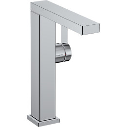 HG Tecturis E Jednouchwytowa bateria umywalkowa 240 Fine CoolStart do umywalek nablatowych z kompletem odpływowym Push-Open, Chr