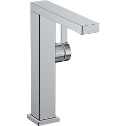 HG Tecturis E Jednouchwytowa bateria umywalkowa 240 Fine CoolStart do umywalek nablatowych z kompletem odpływowym Push-Open, Chr