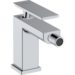 Hansgrohe Tecturis E Jednouchwytowa bateria bidetowa z kompletem odpływowym z cięgłem, Chrom