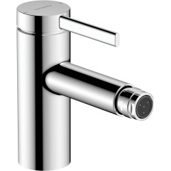 Hansgrohe Zesis S Jednouchwytowa bateria bidetowa z metalowym kompletem odpływowym z cięgłem, Chrom