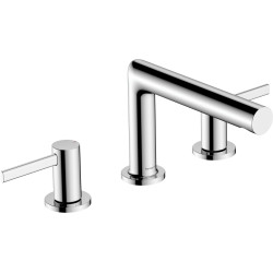 Hansgrohe Zesis S 3-otworowa bateria umywalkowa 100 z kompletem odpływowym z cięgłem, Chrom