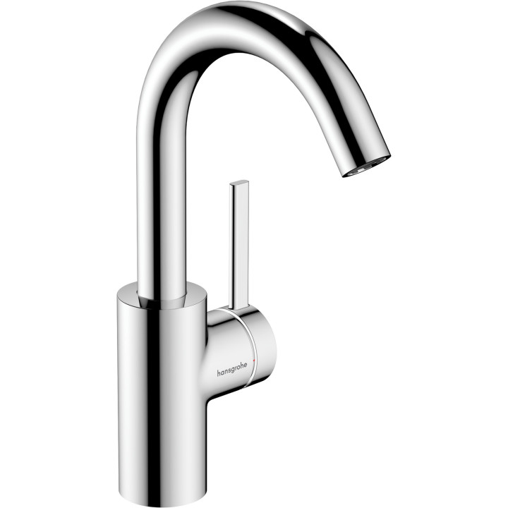 HG Zesis S Jednouchwytowa bateria umywalkowa 210 CoolStart z obrotową wylewką i kompletem odpływowym Push-Open, Chrom