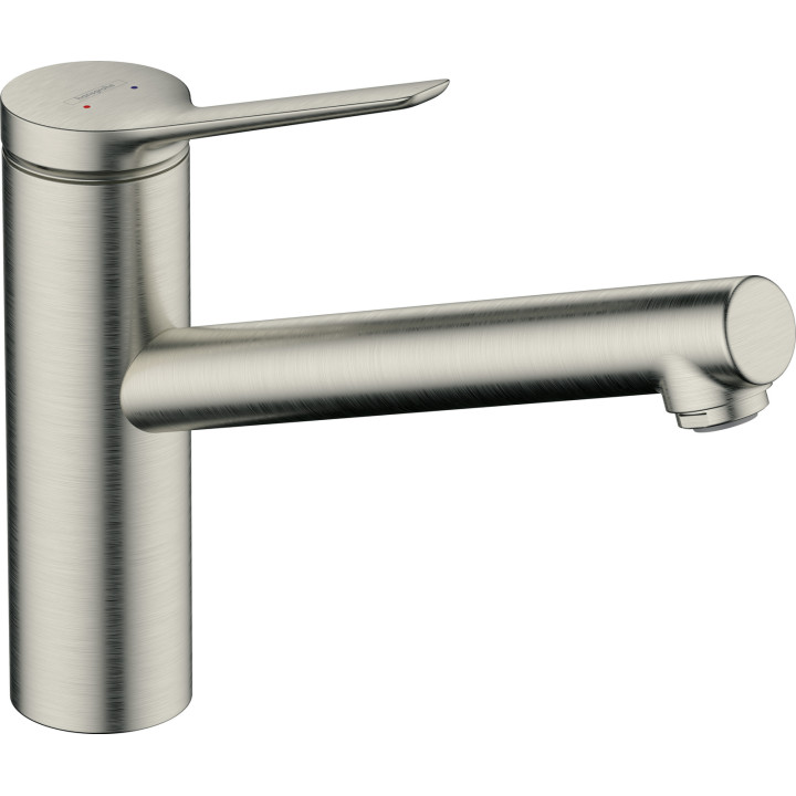 HG Zesis M33 Jednouchwytowa bateria kuchenna 150, 1jet, Stal Szlachetna Finish
