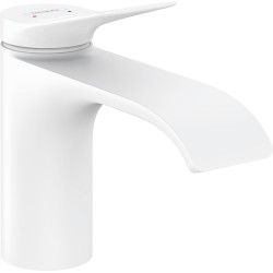 Hansgrohe Vivenis Jednouchwytowa bateria umywalkowa 80 bez kompletu odpływowego, Biały Matowy