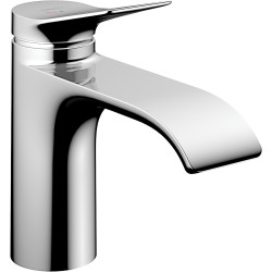 Hansgrohe Vivenis Jednouchwytowa bateria umywalkowa 80 CoolStart z kompletem odpływowym z cięgłem, Chrom