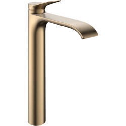 Hansgrohe Vivenis Jednouchwytowa bateria umywalkowa 250 CoolStart do umywalek nabl. z kpl. odpł. z cięgłem, Brąz Szczotkowany