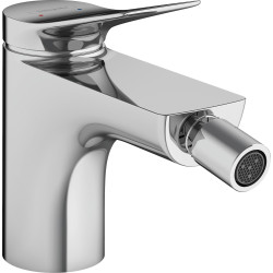 Hansgrohe Vivenis Jednouchwytowa bateria bidetowa z kompletem odpływowym z cięgłem, Chrom