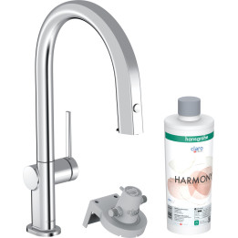 Hansgrohe Aqittura M91 FilterSystem 210 1jet z wyciąganą wylewką