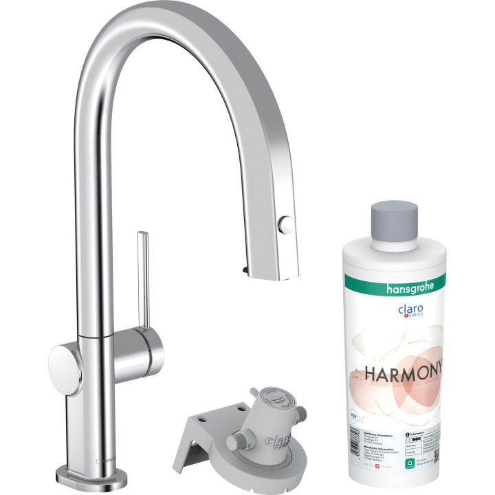 Hansgrohe Aqittura M91 FilterSystem 210 1jet z wyciąganą wylewką