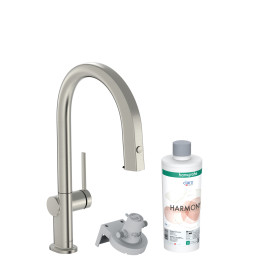 Hansgrohe Aqittura M91 FilterSystem 210 1jet z wyciąganą wylewką