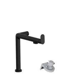 Hansgrohe Aqittura M91 FilterSystem 240 1jet, Czarny Matowy