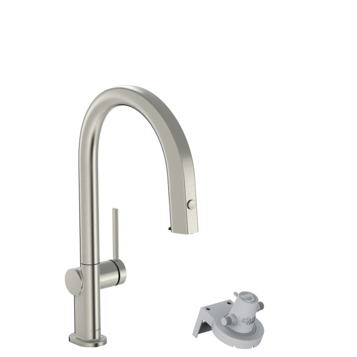 Hansgrohe Aqittura M91 FilterSystem 210 1jet z wyciąganą wylewką
