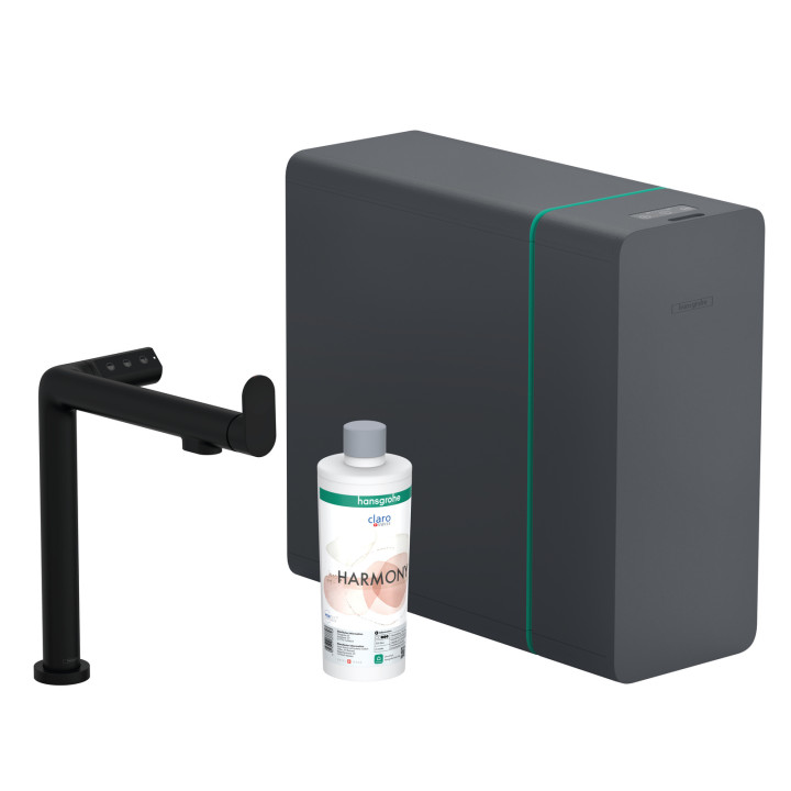 Hansgrohe Aqittura M91 SodaSystem 240, 1jet, Czarny Matowy