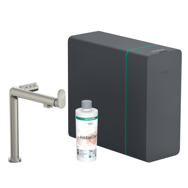Hansgrohe Aqittura M91 SodaSystem 240, 1jet, Stal Szlachetna