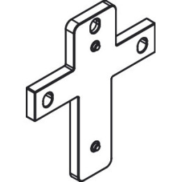 Hansgrohe Podkładka dystansowa do kompletu prysznicowego, Chrom