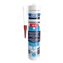 Silikon GEBSICONE W3 SANITARNY BIAŁY 280 ml
