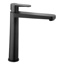 NOSTRIS bateria umywalkowa nablatowa, czarna – Ferro