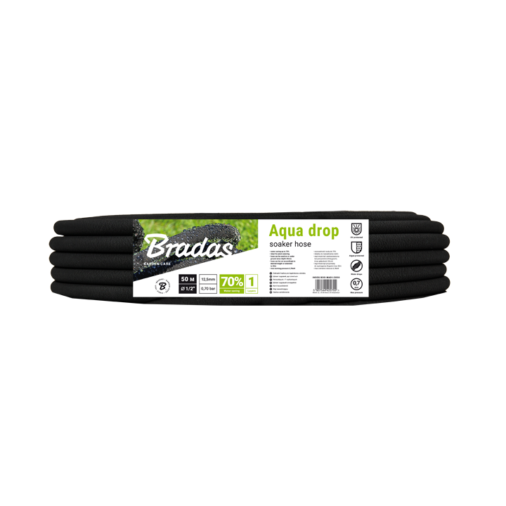 Wąż nawadniający AQUA-DROP 1/2" - 50m – Bradas