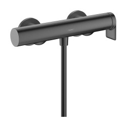 Hansgrohe Vivenis Jednouchwytowa bateria prysznicowa, natynkowa, Czarny Chrom Szczotkowany