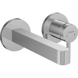 Hansgrohe Finoris Jednouchwytowa bateria umywalkowa z wylewką 16,8 cm, ścienna, podtynkowa, Chrom