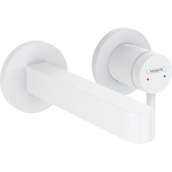 Hansgrohe Finoris Jednouchwytowa bateria umywalkowa z wylewką 16,8 cm, ścienna, podtynkowa, Biały Matowy