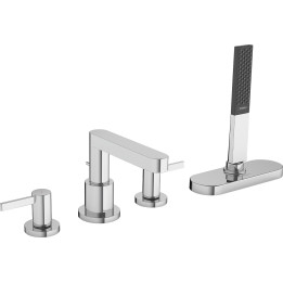Hansgrohe Finoris 4-otworowa bateria na brzeg wanny, sBox, Chrom