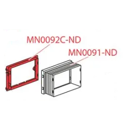 Alcaplast MN0092C-ND ramka rękawa – Alcadrain