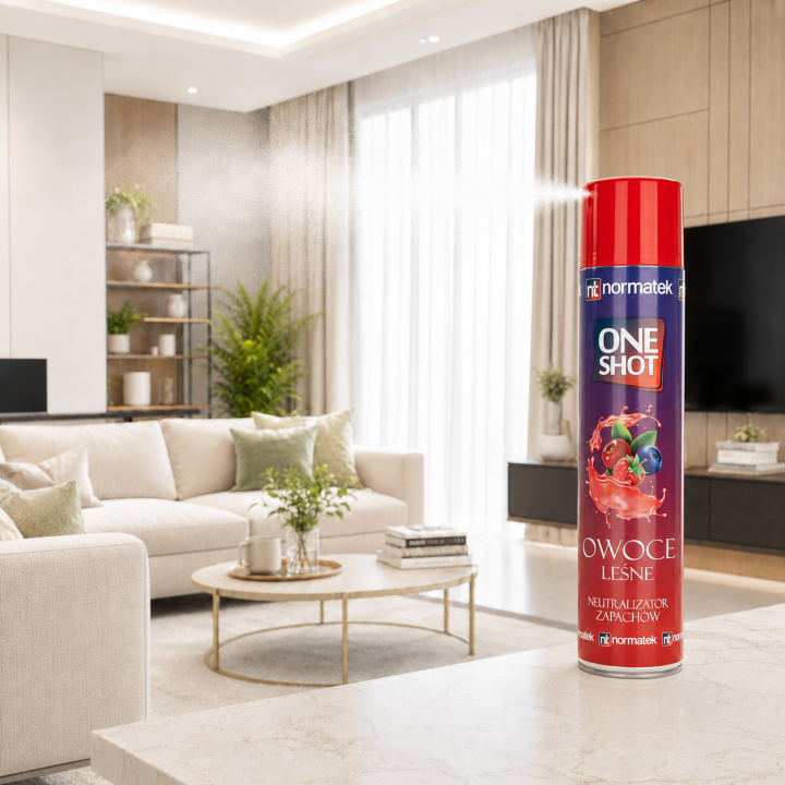 NORMATEK One Shot Owoce Leśne neutralizator zapachów 600 ml