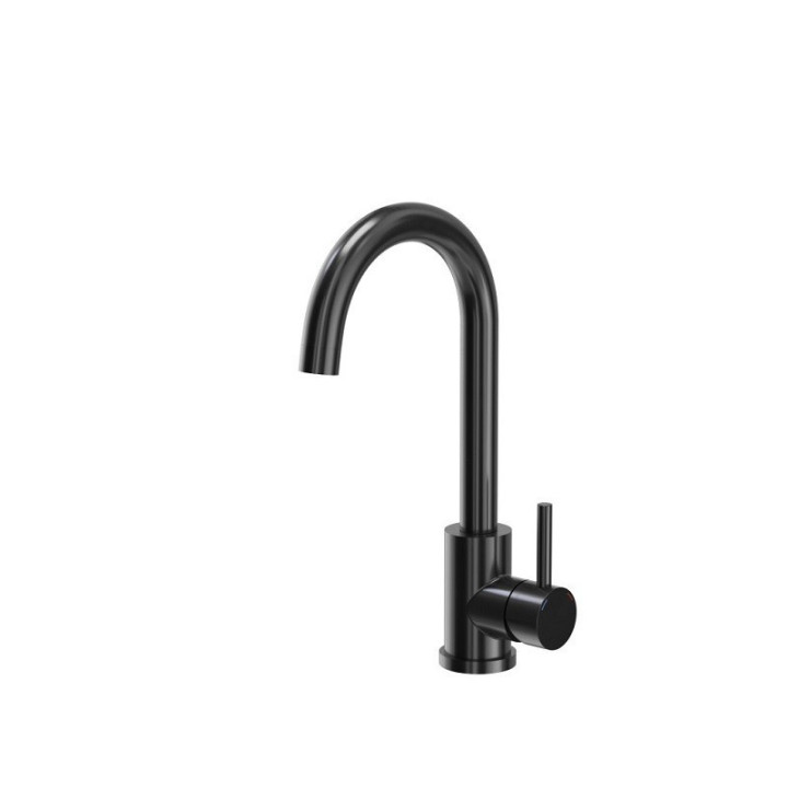 Bateria kuchenna KATE - stalowa, PVD black metal, obrotowa