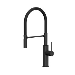 Bateria kuchenna GEMMA - stalowa, pure carbon, obrotowa, ruchoma wylewka, Quadron