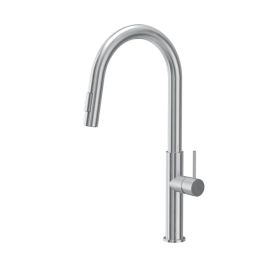 DARCY SteelQ bateria kuchenna z wyciagana wylewką stal – Quadron