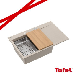 JOSH 111 GraniteQ zlewozmywak 1-komorowy z/o (780x500x215) pearl