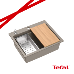 KURT 110 WORKSTATION GraniteQ zlewozmywak granitowy soft taupe