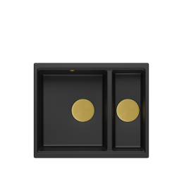LOGAN 150 GraniteQ zlewozmywak pure carbon 56x46x22 cm