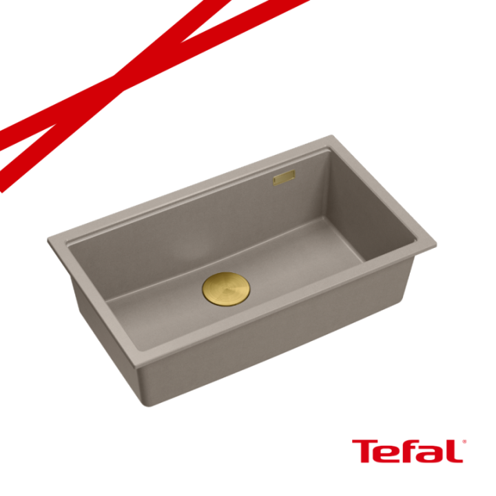 LOGAN 110 GraniteQ zlewozmywak soft taupe 76x45x23,5 cm