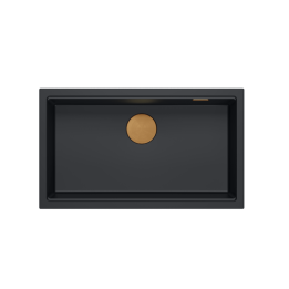 LOGAN 110 GraniteQ zlewozmywak pure carbon 76x45x23,5 cm