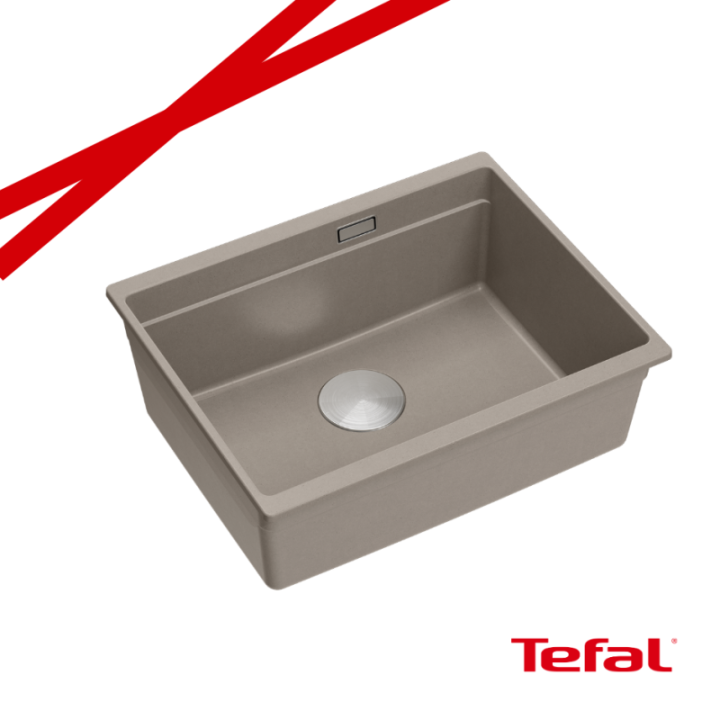 LOGAN 100 GraniteQ zlewozmywak soft taupe 56x45x21,5 cm