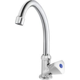 Bateria umywalkowa do wody zimnej lub zmieszanej obrotowa chrom BEZ 026L