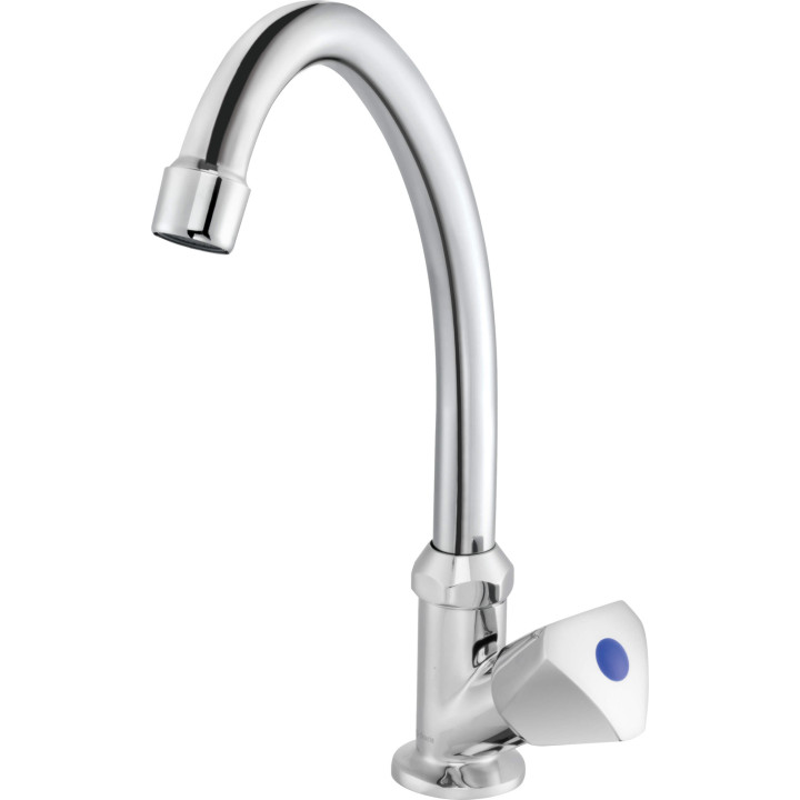 Bateria umywalkowa do wody zimnej lub zmieszanej obrotowa chrom