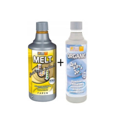 ZESTAW do udrażniania rur MELT 750ml + ORGANIC 500ml