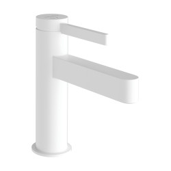 Hansgrohe Finoris Jednouchwytowa bateria umywalkowa 100 CoolStart z kompletem odpływowym Push-Open, Biały Matowy