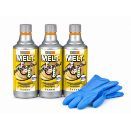 3 x Płyn do udrażniania rur kanalizacyjnych MELT 750ml