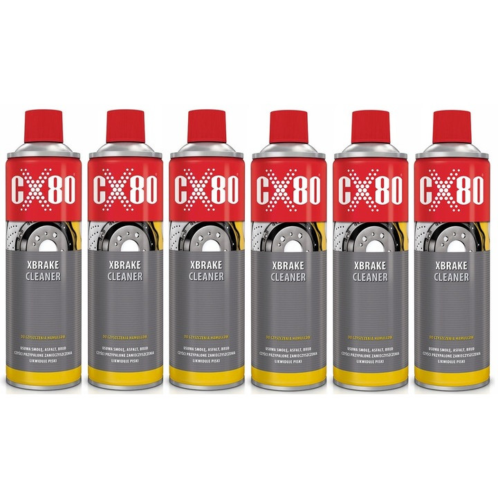 CX80 Preparat do czyszczenia hamulców 600 ml x6
