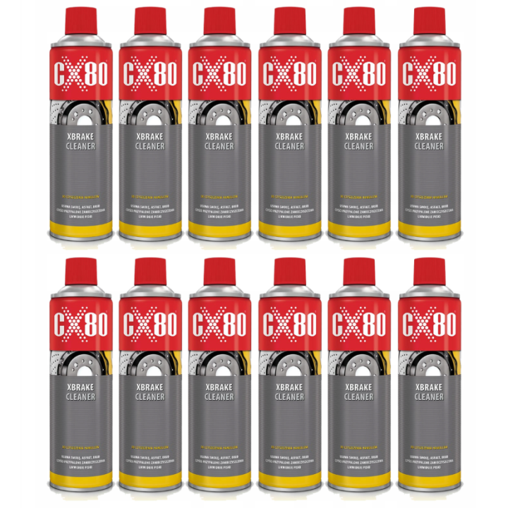 CX80 Preparat do czyszczenia hamulców 600 ml x12
