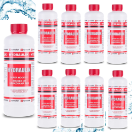 9x Hydraulik 1L płyn do udrażniania rur kanalizacyjnych syfonów Normatek