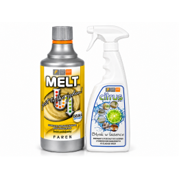CITRUS + MELT FAREN PROFESJONALNE ŚRODKI DO ŁAZIENKI UDRAŻNIACZ ODKAMIENIACZ